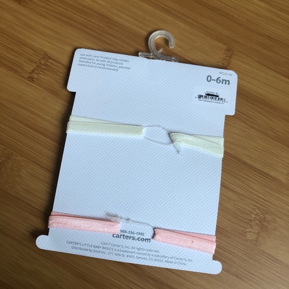 ❤️ 4/$20 Carters Baby Girl Headbands, Set of 3 - Picture 3 of 3